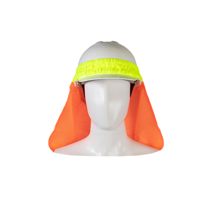 HNS High Visibility Neck Sun Shield for Hard Hats