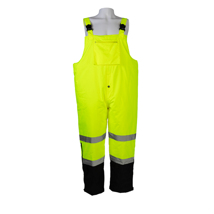 LQBBIP-CE ANSI 107-2015 Class E Waterproof Quilted Thermal Bib Rain Pants