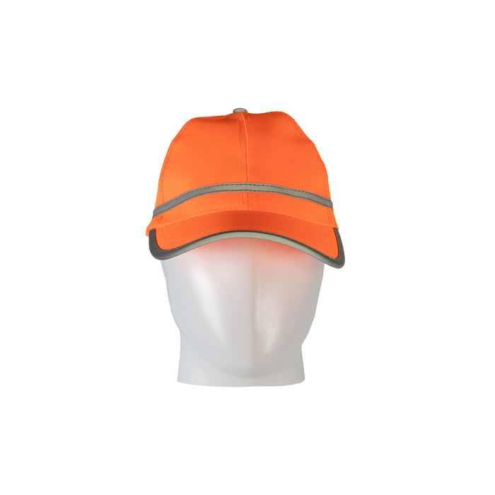 OBC-S1 ANSI Orange Hi Vis Baseball Cap Style Safety Cap