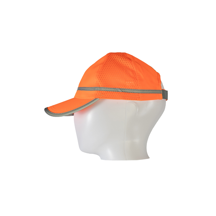 OBC-S1 ANSI Orange Hi Vis Baseball Cap Style Safety Cap