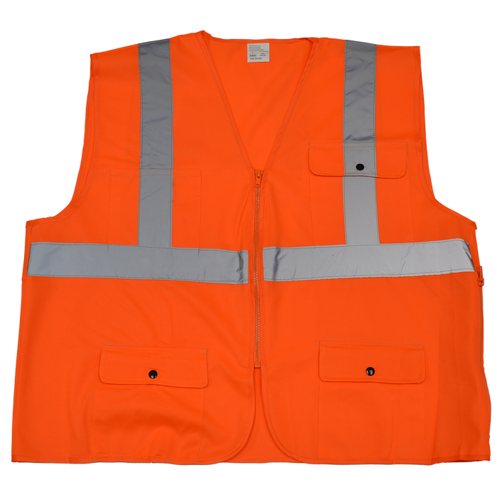 OV2 Clearance ANSI CLASS 2 Orange Safety Vest