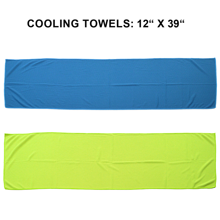 COOT-Microfiber Mesh Cooling Towel (40"x12") for Workout, Outdoor & Sports Activities