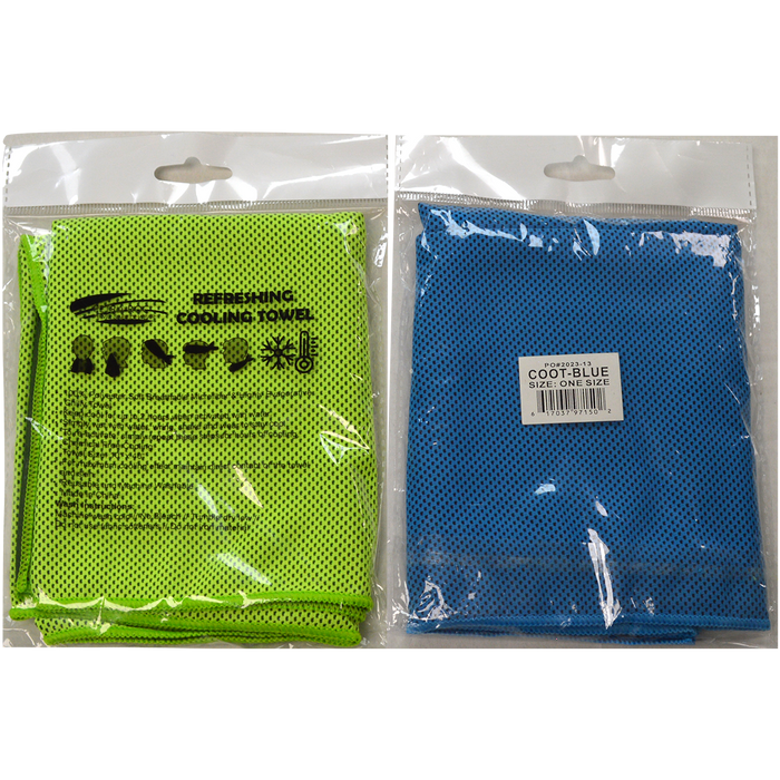 COOT-Microfiber Mesh Cooling Towel (40"x12") for Workout, Outdoor & Sports Activities