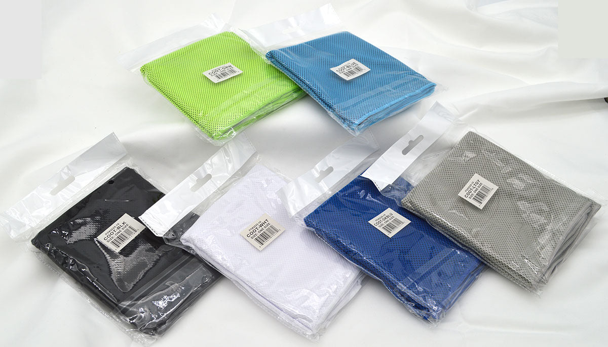 COOT-Microfiber Mesh Cooling Towel (40"x12") for Workout, Outdoor & Sports Activities