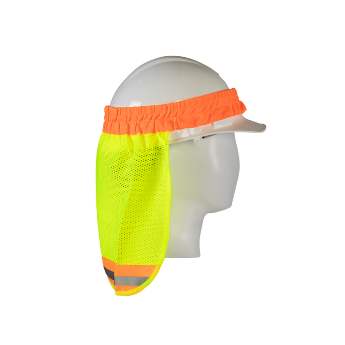 HNS High Visibility Neck Sun Shield for Hard Hats