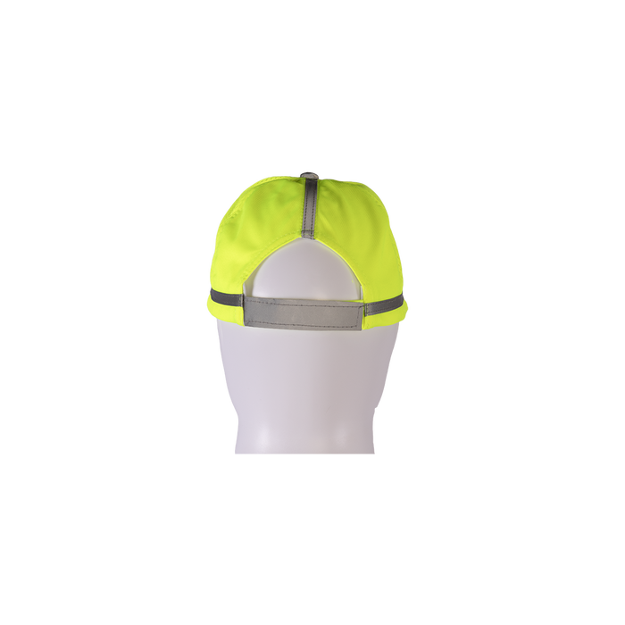 LBC-S1 ANSI Lime Hi Vis Baseball Cap Style Safety Cap