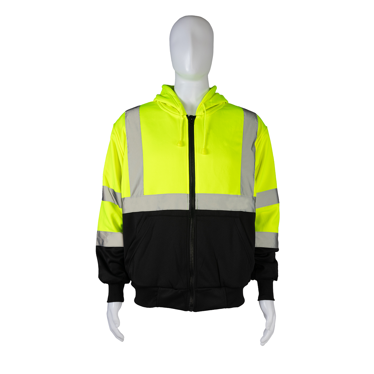 LBHSW-C3 ANSI Class 3 High-Vis Lime & Black Bottom Two Tone 16 OZ