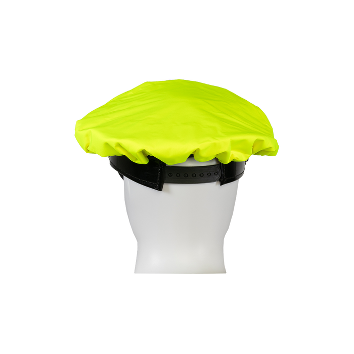 LBRV-CAP Lime/Black Reversible Waterproof Hi-Vis Hat Cover for Traditional 8-Point Hat