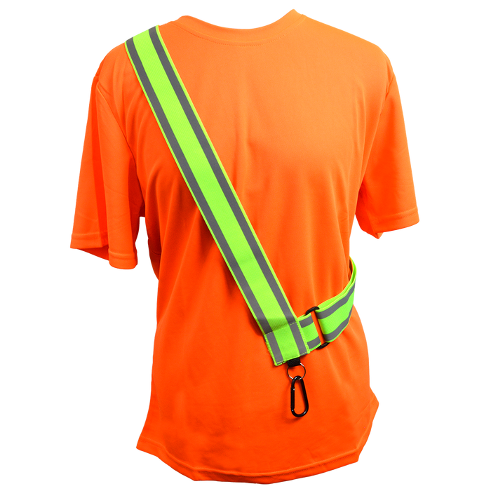 Petra Roc LHV-SASH High Visibility Reflective Safety Belt Sash for Running Walking Biking, Elastic & Adjustable
