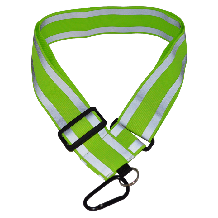 Petra Roc LHV-SASH High Visibility Reflective Safety Belt Sash for Running Walking Biking, Elastic & Adjustable