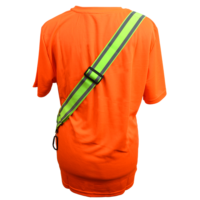 Petra Roc LHV-SASH High Visibility Reflective Safety Belt Sash for Running Walking Biking, Elastic & Adjustable