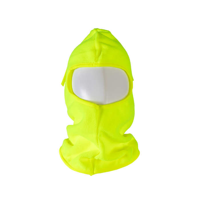 LMSK-S1 Balaclava Fleece Head Wear Ski Mask & Hardhat Liner, Lime, One Size