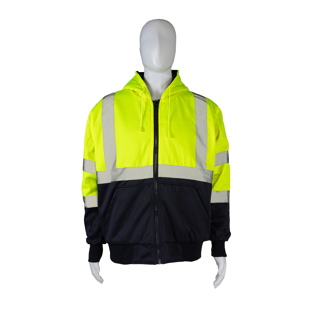 LNRVDWZHSW-C3 20 Oz. Double Weight Lime/Navy Reversible ANSI