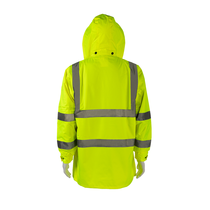 LPJ3IN1-C3 High-Vis Lime ANSI Class 3 Waterproof 3-IN-1 Thermal Parka Jacket