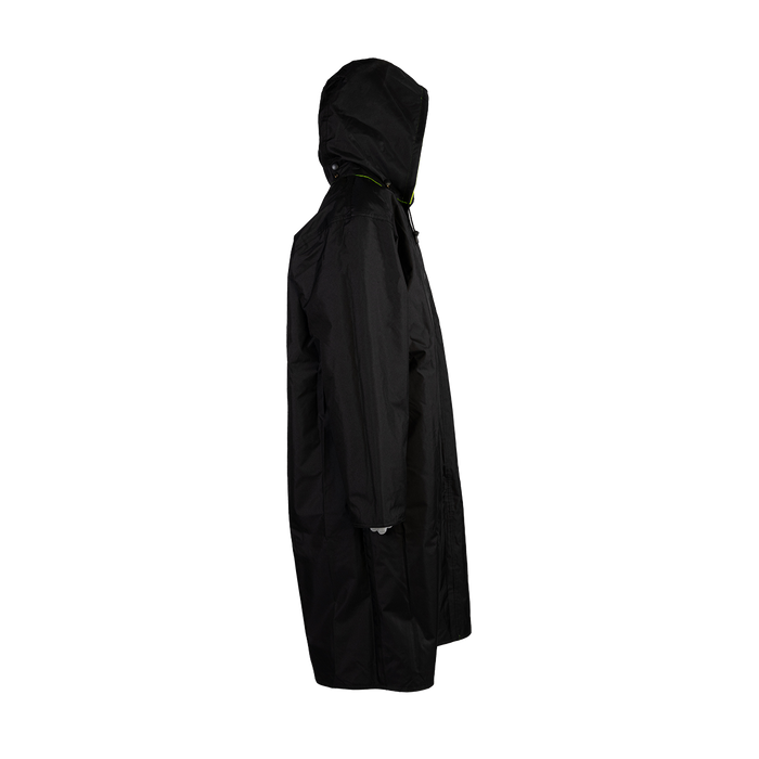 LRC-48RV-C3 ANSI Class 3 Lime/ Black Reversible Waterproof  48” Long Rain Coat