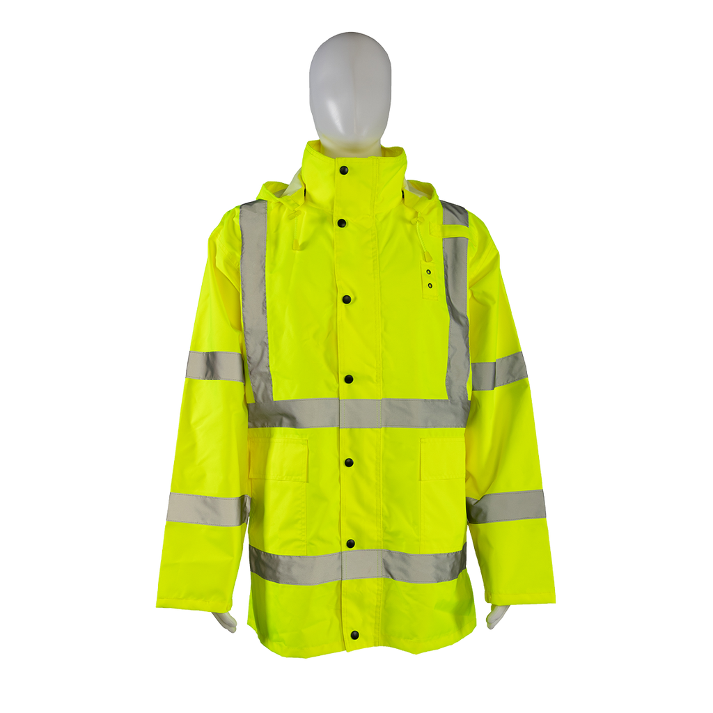 その他 psic JKT YELLOW L Jacket, High-Visibility, FR/ARC Rated, US Markings, Regular