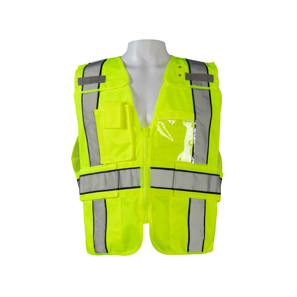 LV2-BPSV ANSI Class 2 Lime/Navy Two Tone Expandable Breakaway