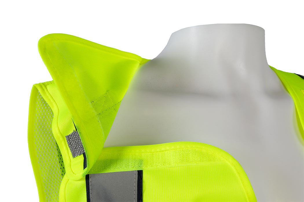 LV2-BPSV ANSI Class 2 Lime/Navy Two Tone Expandable Breakaway Public Safety Vest