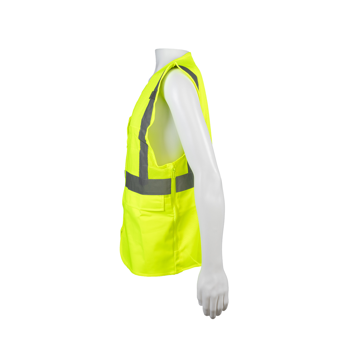 LVM2-SUV ANSI Class 2 Deluxe Surveyor’s Safety Vest, Lime Mesh — Petra ...