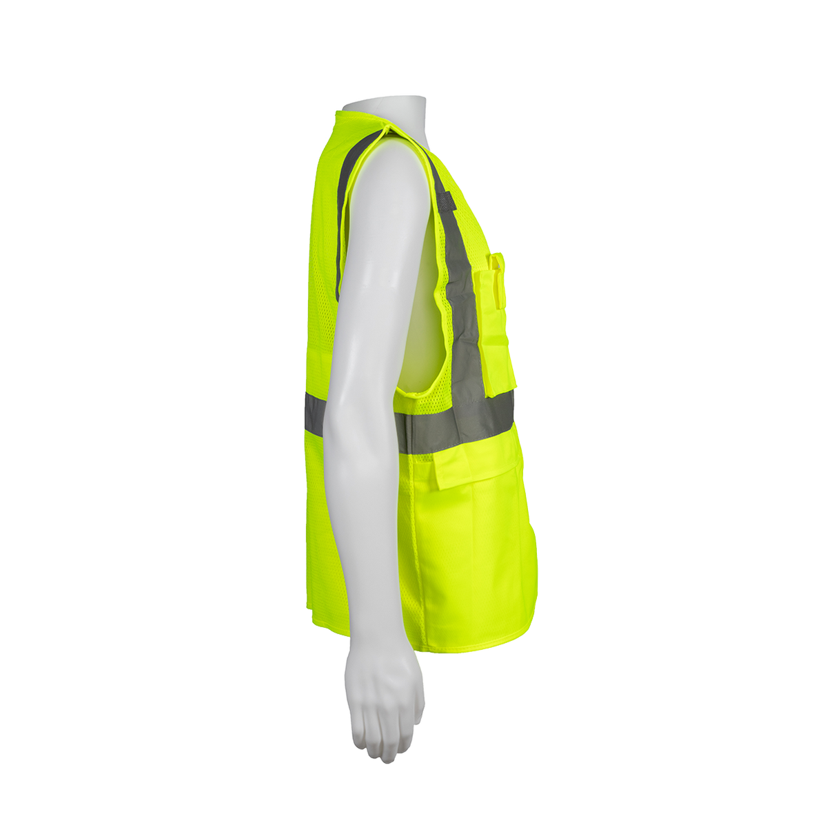 LVM2-SUV ANSI Class 2 Deluxe Surveyor’s Safety Vest, Lime Mesh — Petra ...