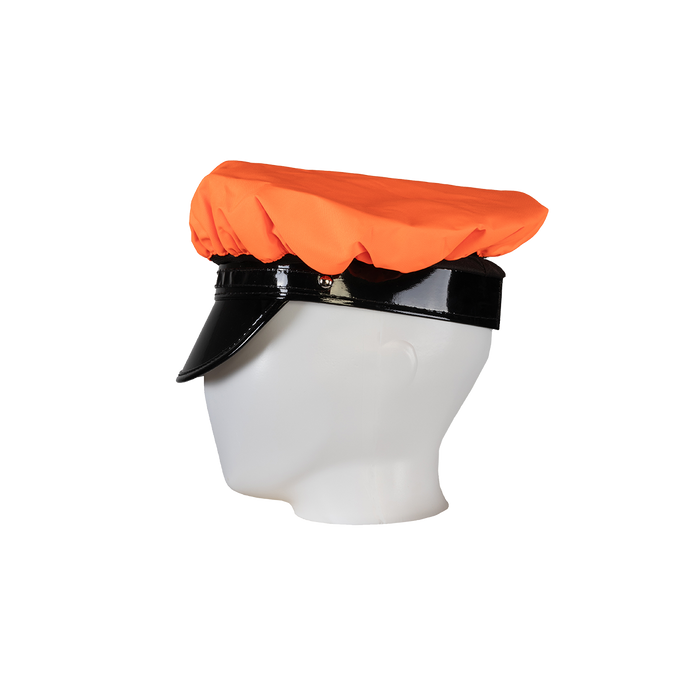 OBRV-CAP Orange/Black Reversible Waterproof Hi-Vis Hat Cover for Traditional 8-Point Hat