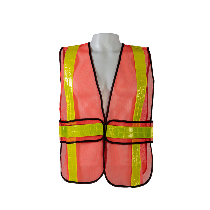 OVM-HGCSA ANSI Non-Rated Mesh Vest With Adjustable Sides & Reflective “X” On Back