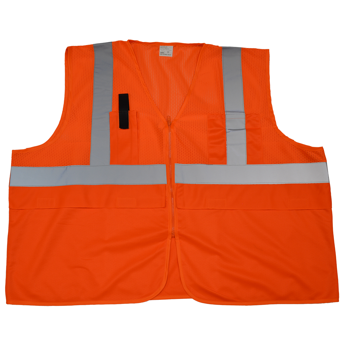 OV2 Clearance ANSI CLASS 2 Orange Safety Vest — Petra Roc Hi-Vis SafetyWear