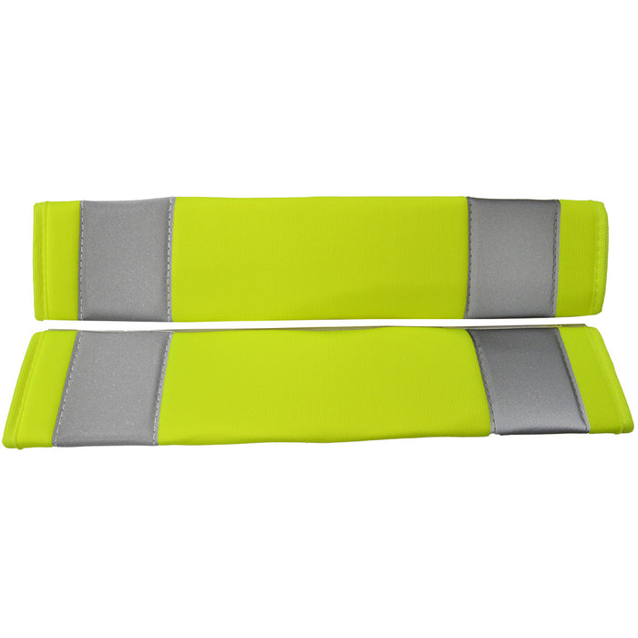 2pc PADSBC High Visibility Padded Seat Belt Shoulder Cover, Shoulder Strap Protector & Harness Cushion