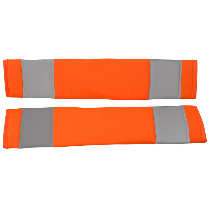 2pc PADSBC High Visibility Padded Seat Belt Shoulder Cover, Shoulder Strap Protector & Harness Cushion