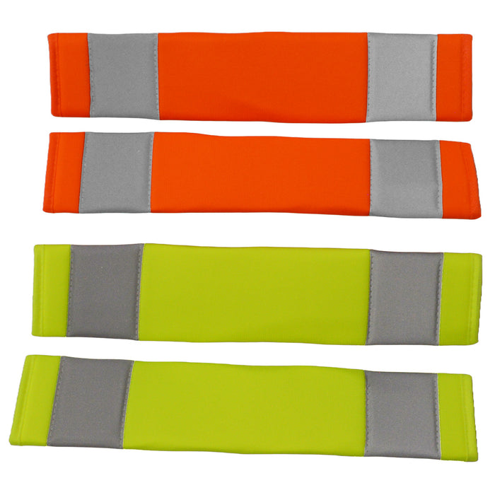 2pc PADSBC High Visibility Padded Seat Belt Shoulder Cover, Shoulder Strap Protector & Harness Cushion