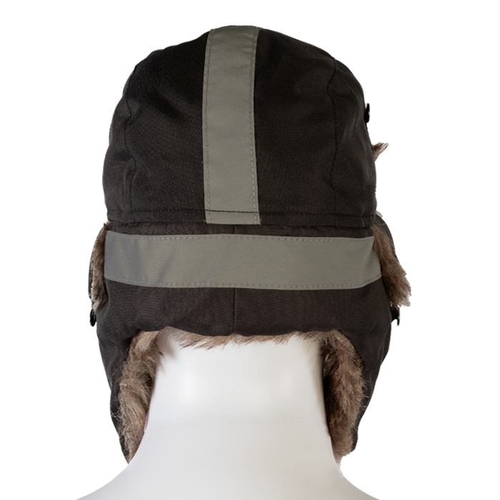 Thermal Winter Trapper Hat, with Reflective Stripes, Wind & Water Resistant