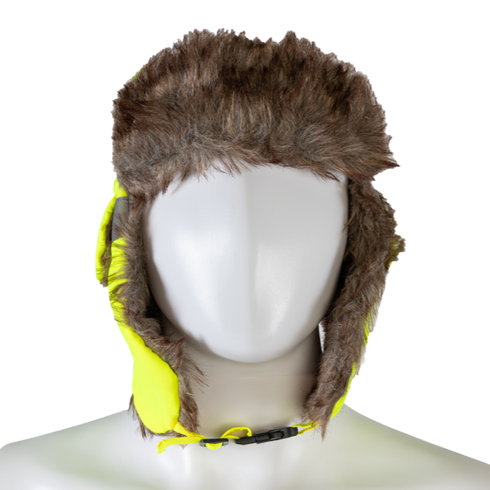 Thermal Winter Trapper Hat, with Reflective Stripes, Wind & Water Resistant