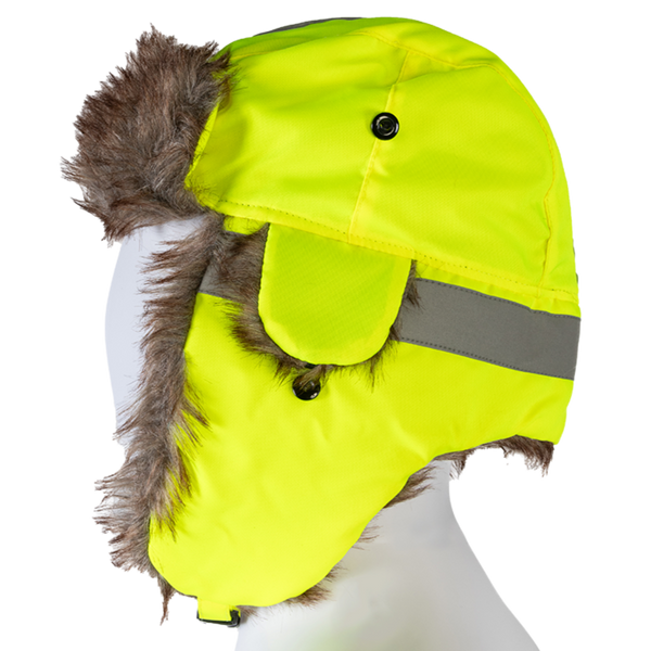 TTH-Thermal Winter Trapper Hat, with Reflective Stripes, Wind