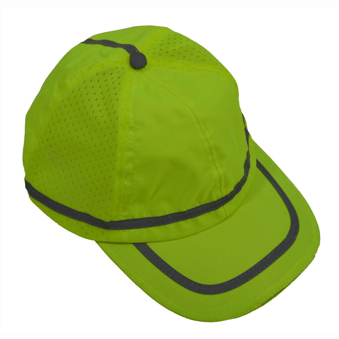 LBC-S1 ANSI Lime Hi Vis Baseball Cap Style Safety Cap — Petra Roc
