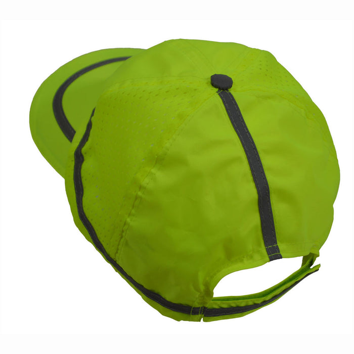 LBC-S1 ANSI Lime Hi Vis Baseball Cap Style Safety Cap