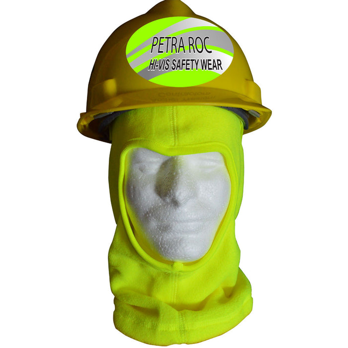LMSK-S1 Balaclava Fleece Head Wear Ski Mask & Hardhat Liner, Lime, One Size