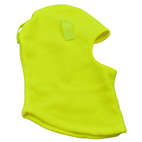LMSK-S1 Balaclava Fleece Head Wear Ski Mask & Hardhat Liner, Lime, One Size