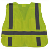 LV2/LVM2-LPSV ANSI/ISEA All Lime Expandable 5-Point Breakaway Public Safety Vest