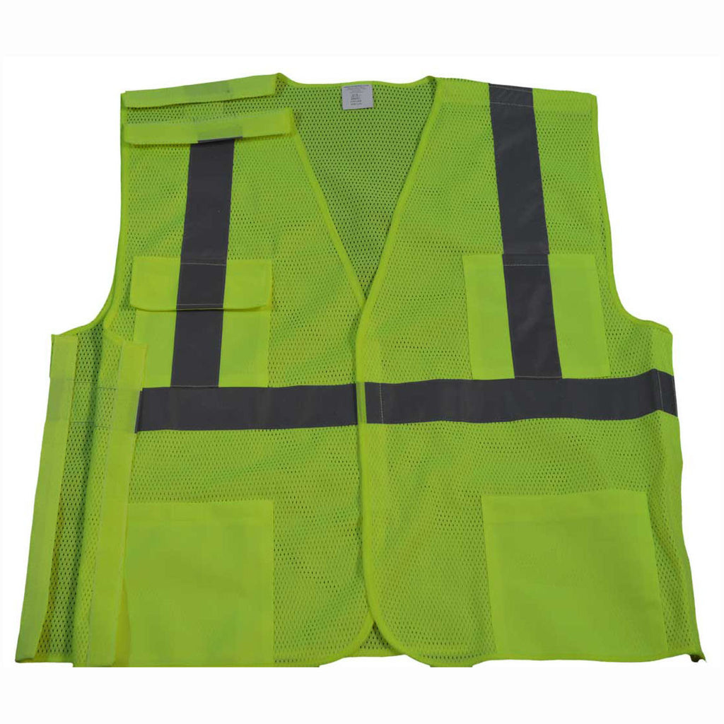 LVM2/OVM2-5PB ANSI/ISEA 5-Point Break Away Class II Safety Vest