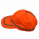 OBC-S1 ANSI Orange Hi Vis Baseball Cap Style Safety Cap