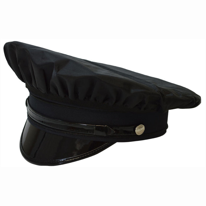 LBRV-CAP Lime/Black Reversible Waterproof Hi-Vis Hat Cover for Traditional 8-Point Hat