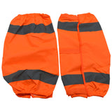 ANSI Class E Waterproof Reflective Leggings/Gaiters With Adjustable Velcro Closures