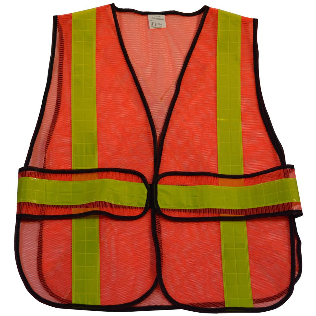 OVM-HGCSA ANSI Non-Rated Mesh Vest With Adjustable Sides & Reflective “X” On Back