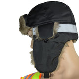 Thermal Winter Trapper Hat, with Reflective Stripes, Wind & Water Resistant