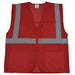 Red Mesh Safety Vest for Enhanced Safety & Identification